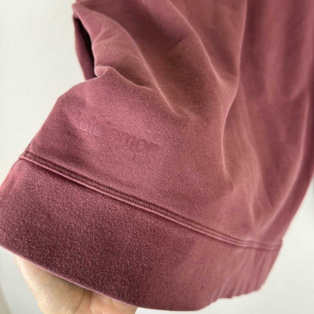 Lululemon perfectly oversized crew smokey red - Picture 4 of 6